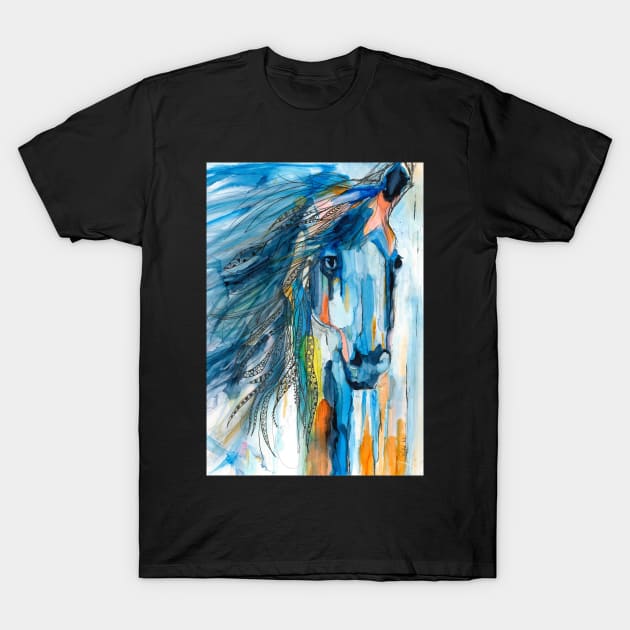 Horse spirit T-Shirt by atep